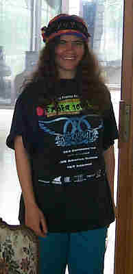 Deena at the door