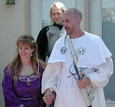 Daryl and Samantha at the altar