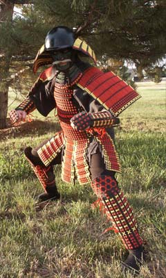 Mark Steven Grove in japanese armor