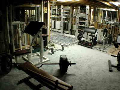 gym and server room