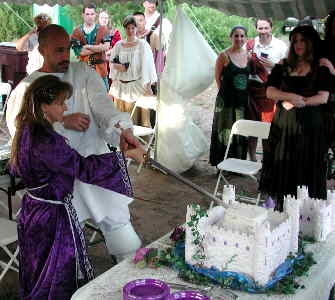 the sword in the cake