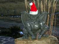 santa gargoyle